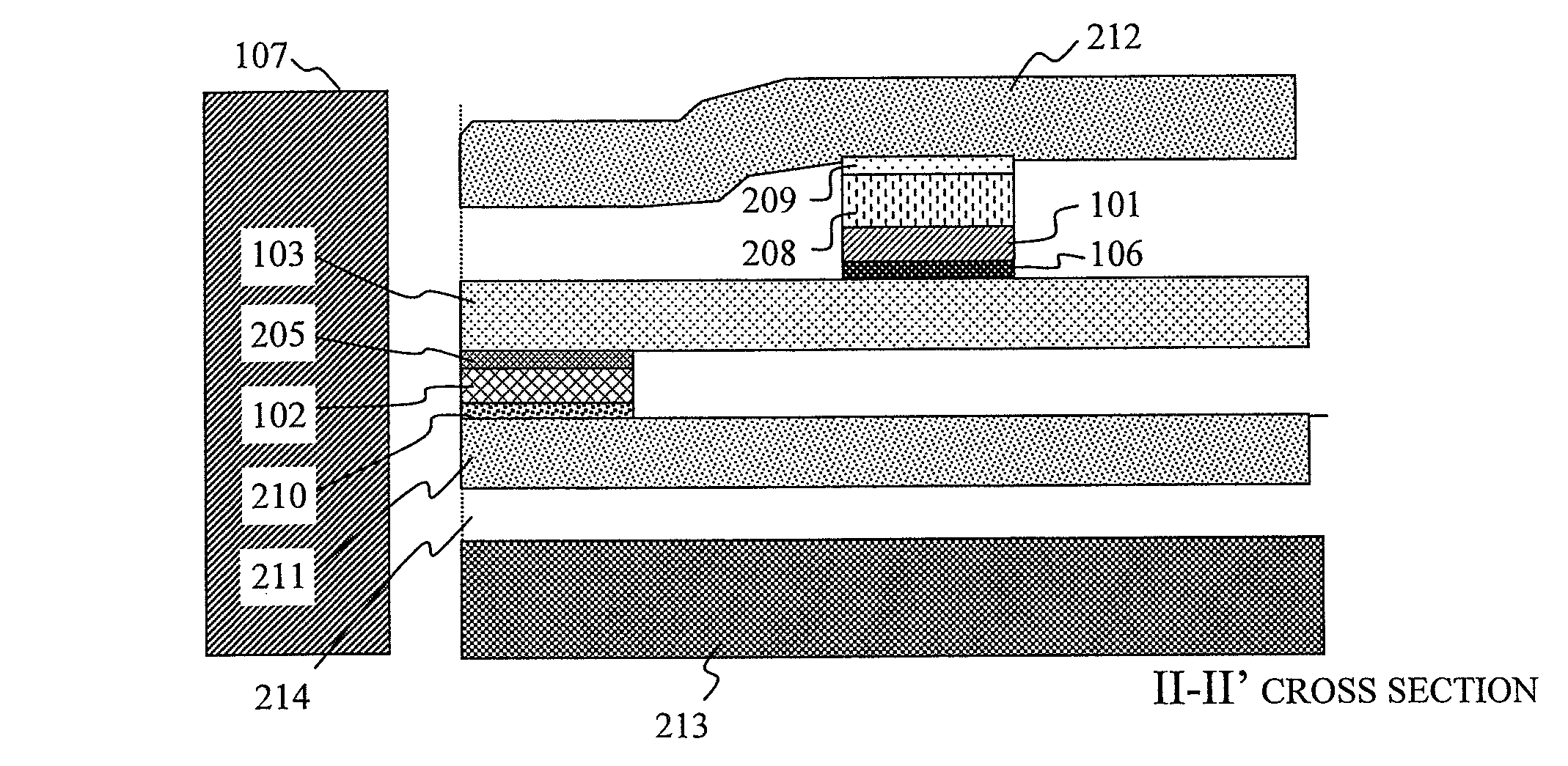 Magnetic reading head with first and second element units each including a ferromagnetic layer and each with a different spin-polarization