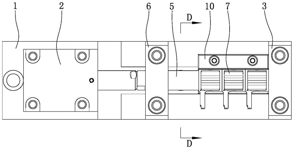 Machining and positioning mechanism for corrugated faces of automotive gear shift oscillating bars