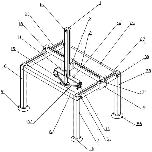 Automatic tray unloading and stacking device of cubic seedling machine seedling trays