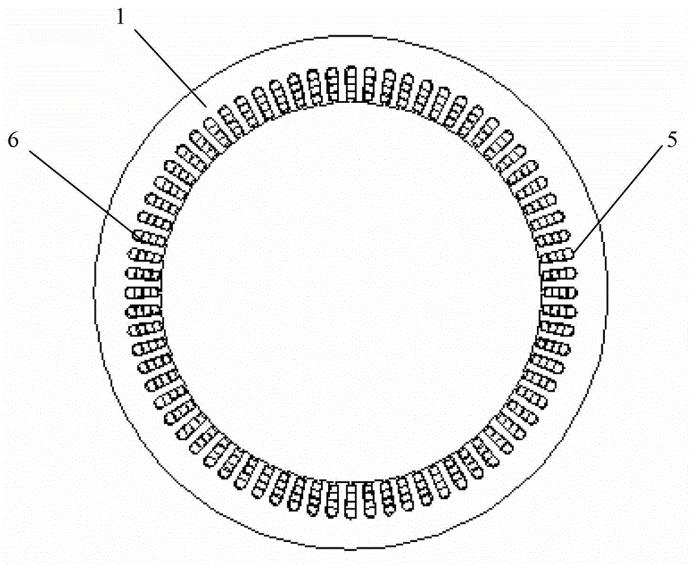 Modularized cage barrier rotor and stator self excitation synchronous motor and control method thereof