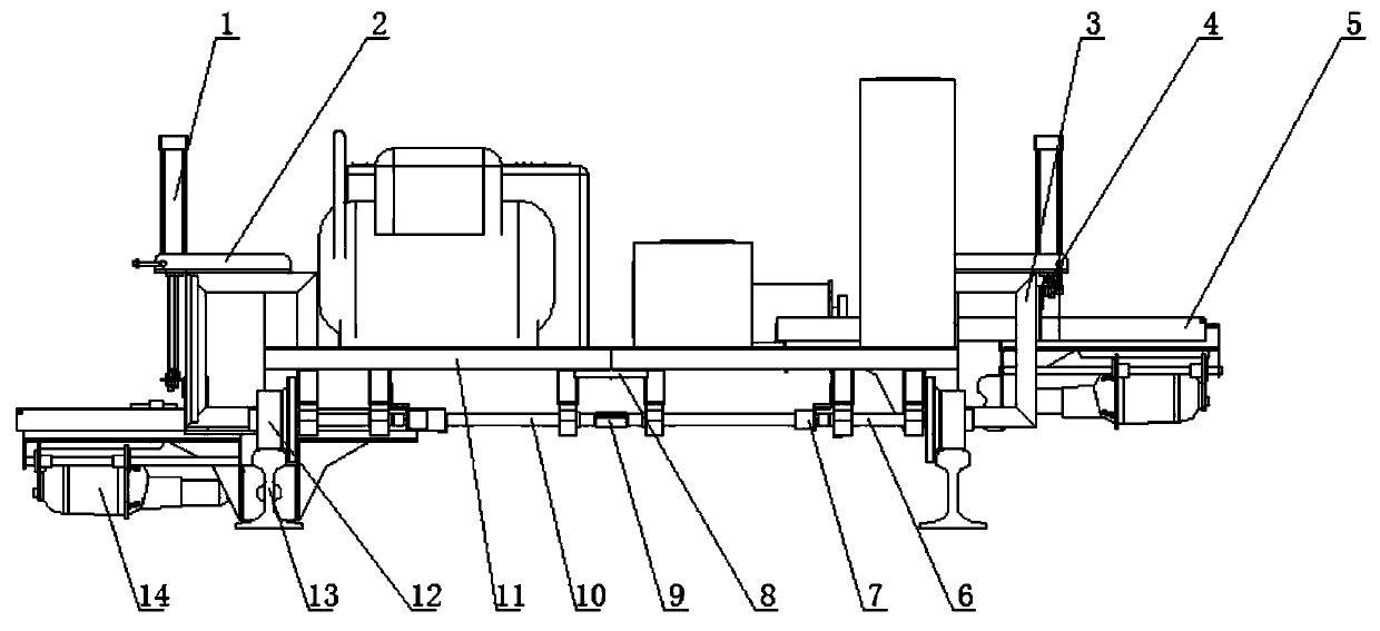 Combined double-track drilling machine and automatic drilling method