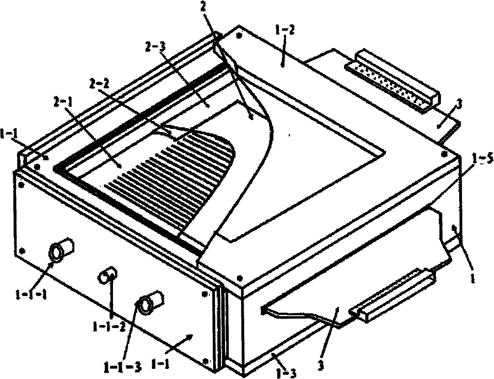 Heavy ion beam current transverse dosage distribution measuring detector and two-dimensional imaging method thereof