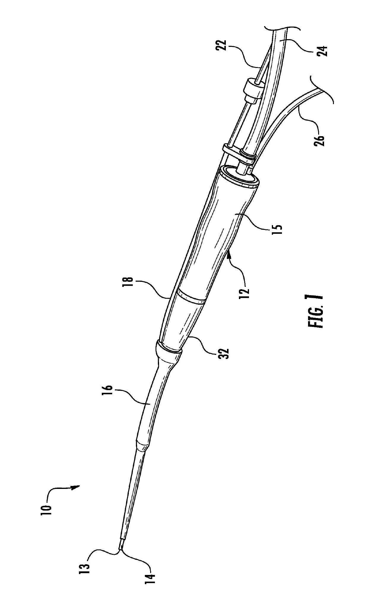 Ergonomic tubing attachment for medical apparatus