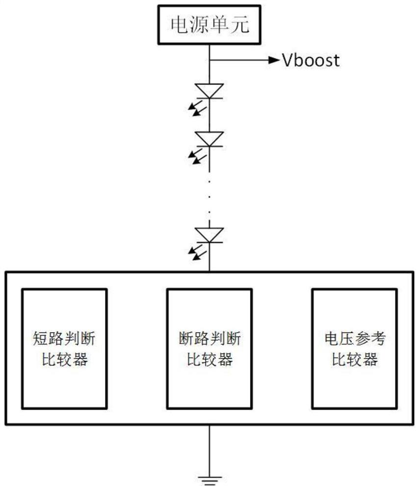 LED backlight matrix driving circuit and driving voltage detecting and adjusting method thereof