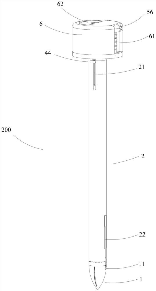 A puncture core assembly and a puncture device having the same