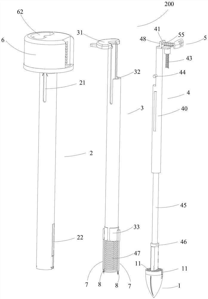 A puncture core assembly and a puncture device having the same