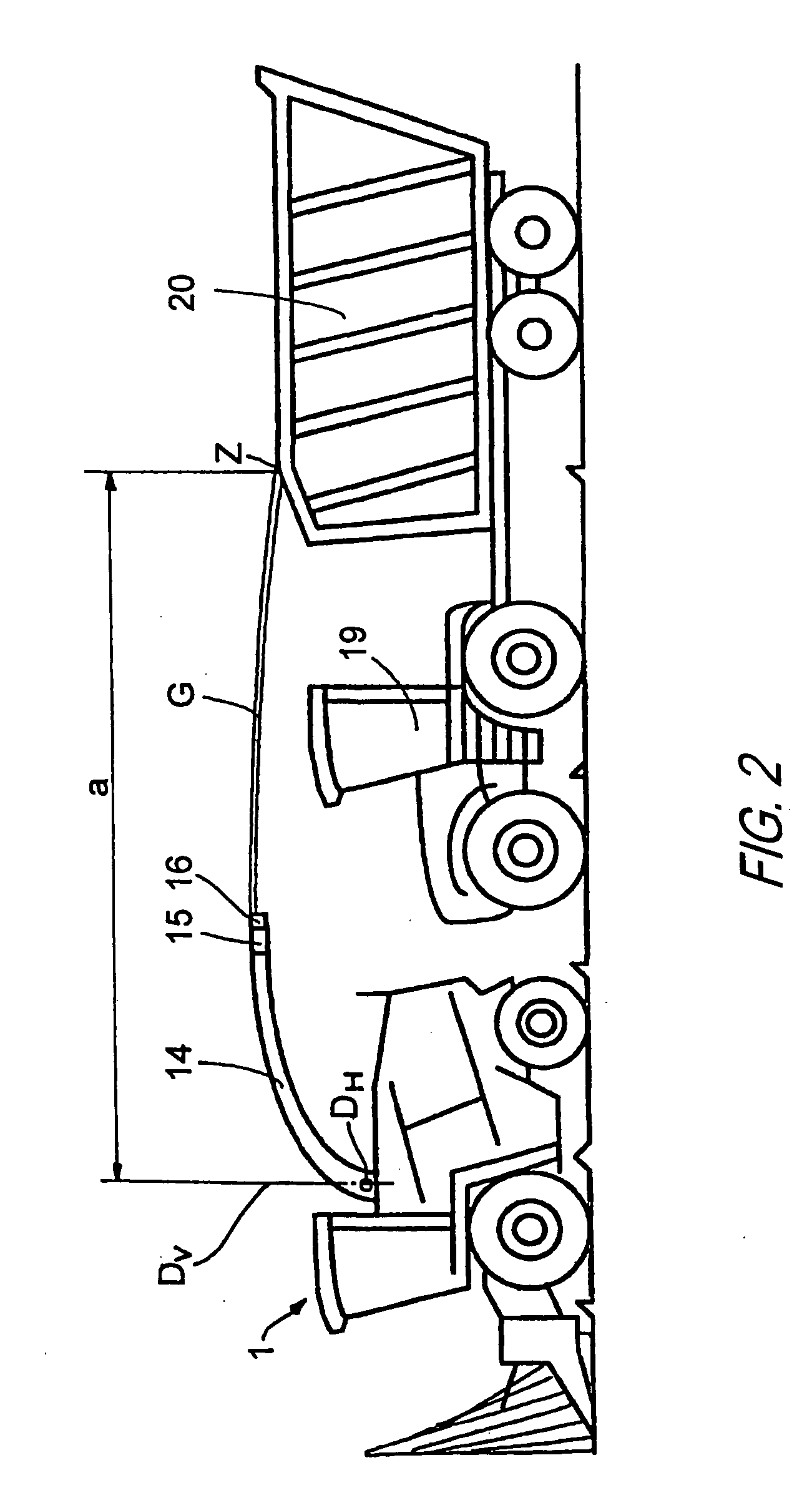 Method for transferring crop material