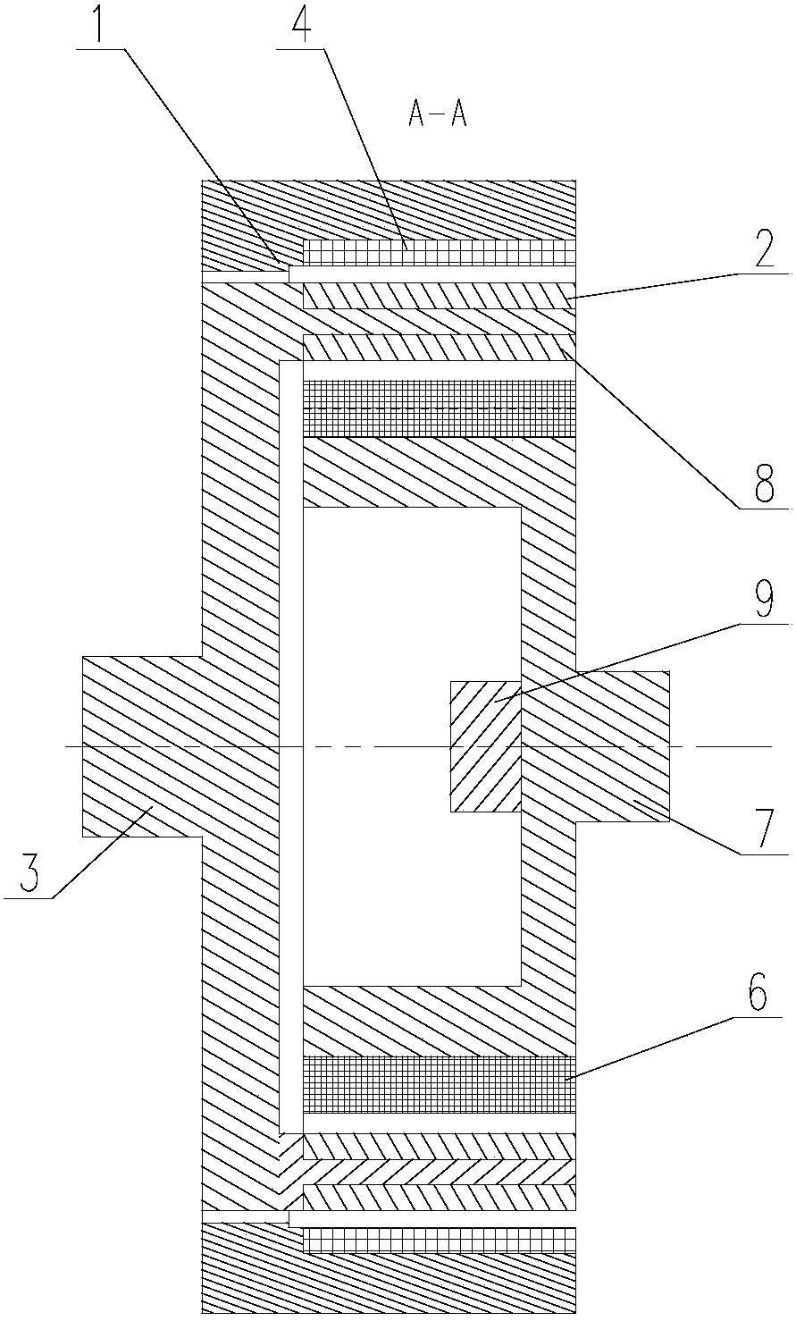 Permanent magnet speed regulator of fixed magnetic gap