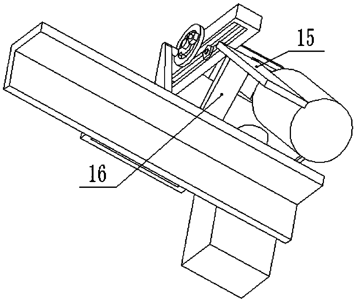 A glass edging device for engineering