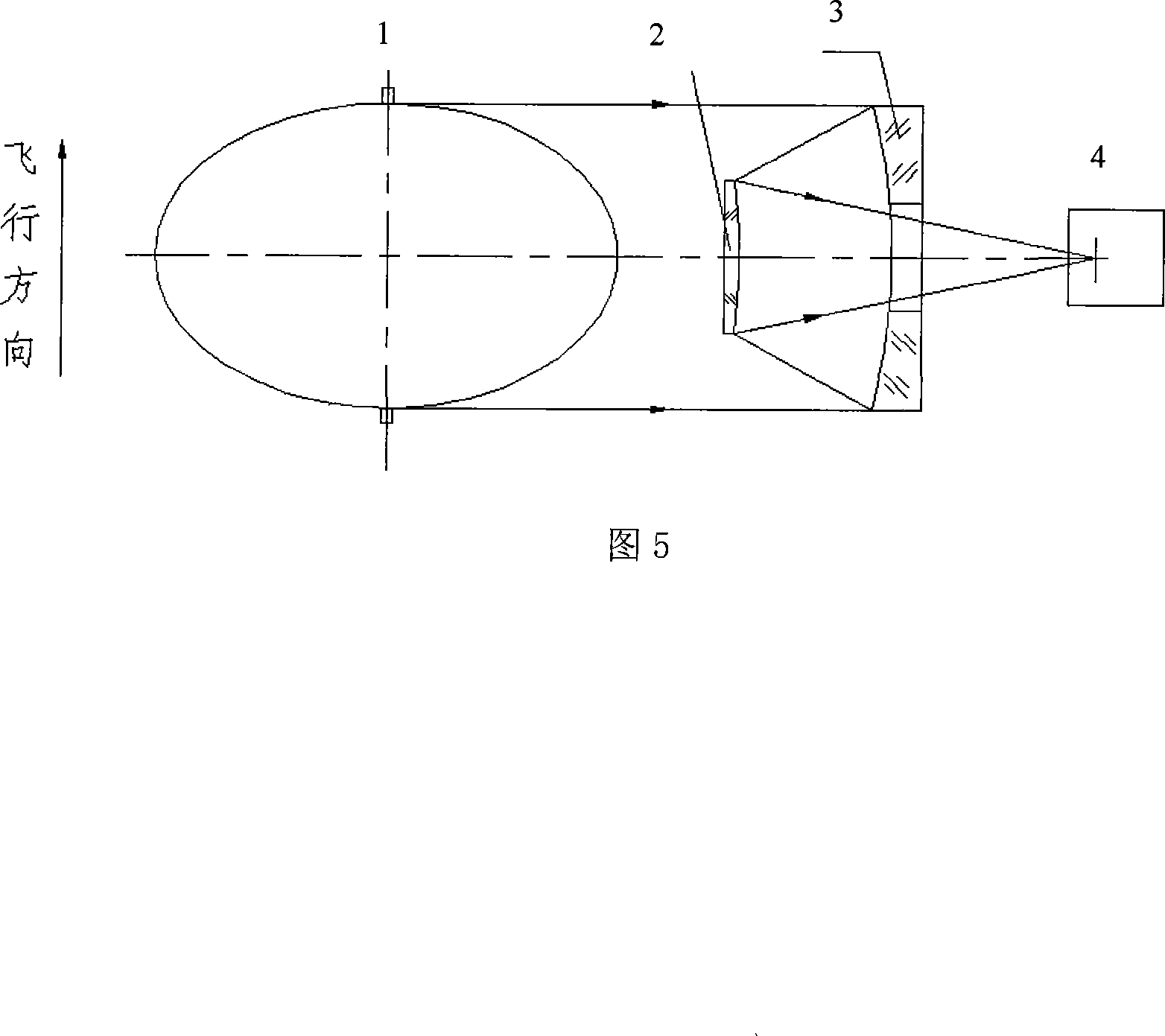 High-altitude infrared imaging method based on multi-element surface array splicing