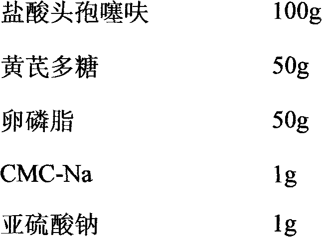 Nanometer compound ceftiofur suspension and preparation method thereof