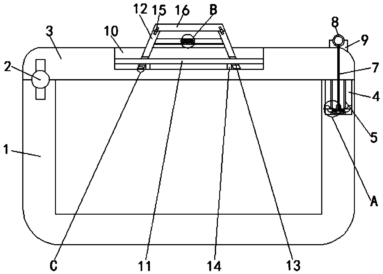 A portable and easy-to-open placing device