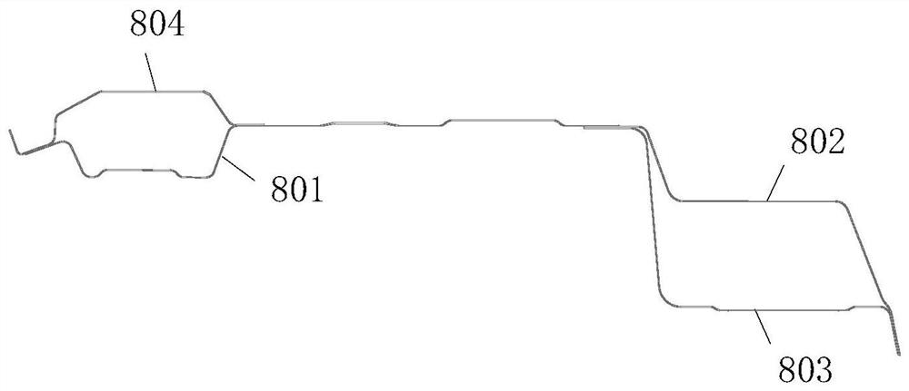 Vehicle body rear part force transmission structure