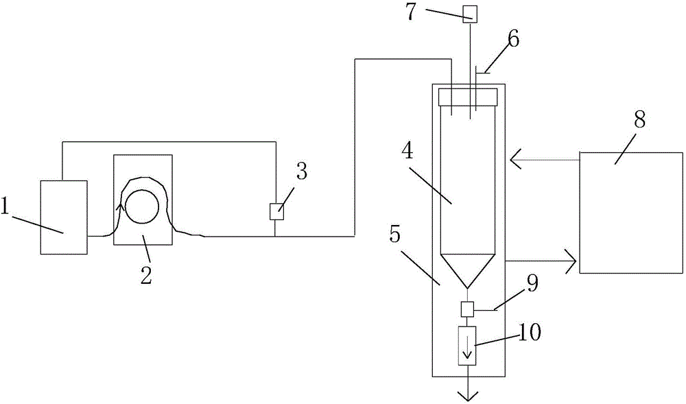 Dangerous liquid metering system and metering and conveying method