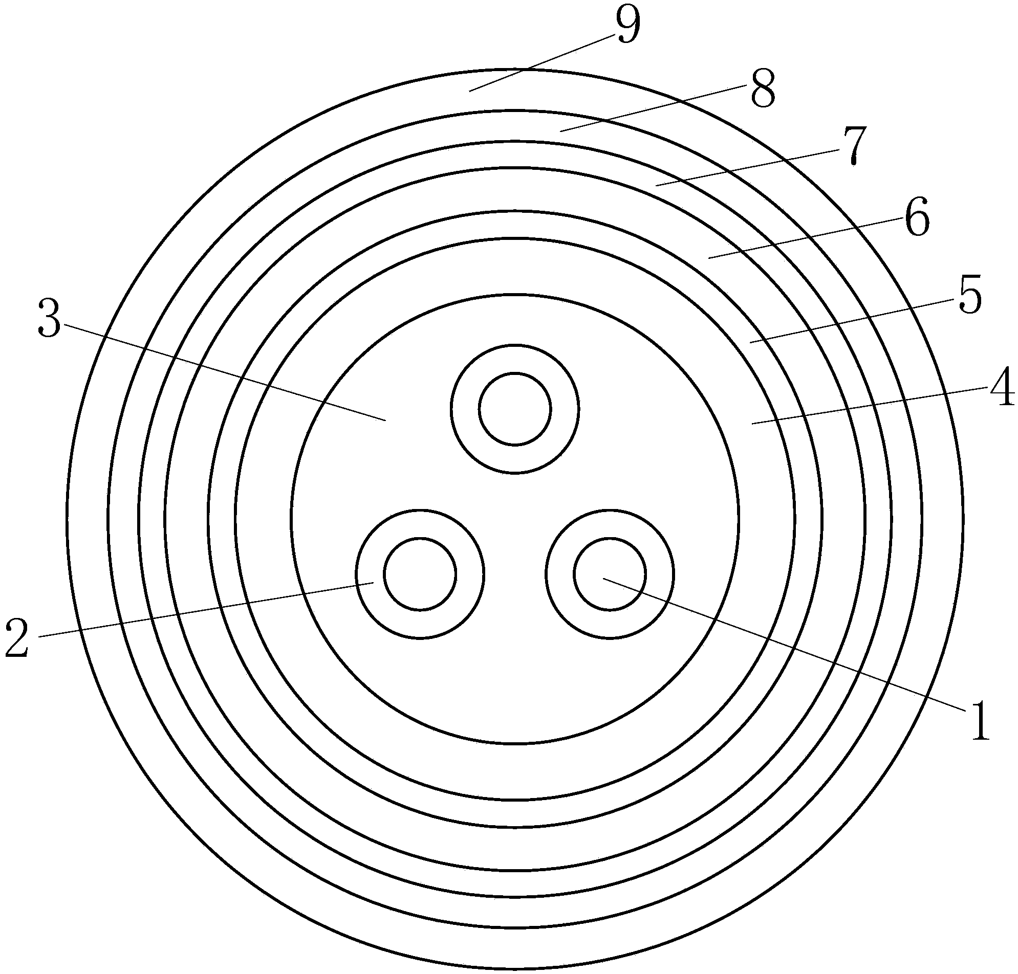 Flame-retardant cable