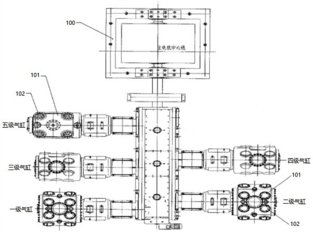 Energy-saving transformation method for high-pressure 4M32G-186 carbon dioxide compressor