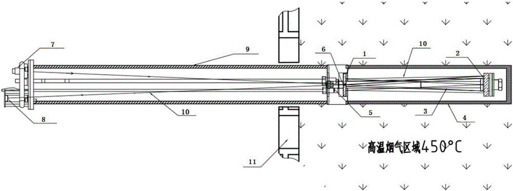 Gas detector and absorption pool thereof