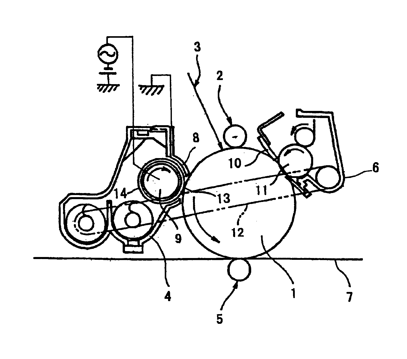 Image forming apparatus and method of developing an electrostatic latent image