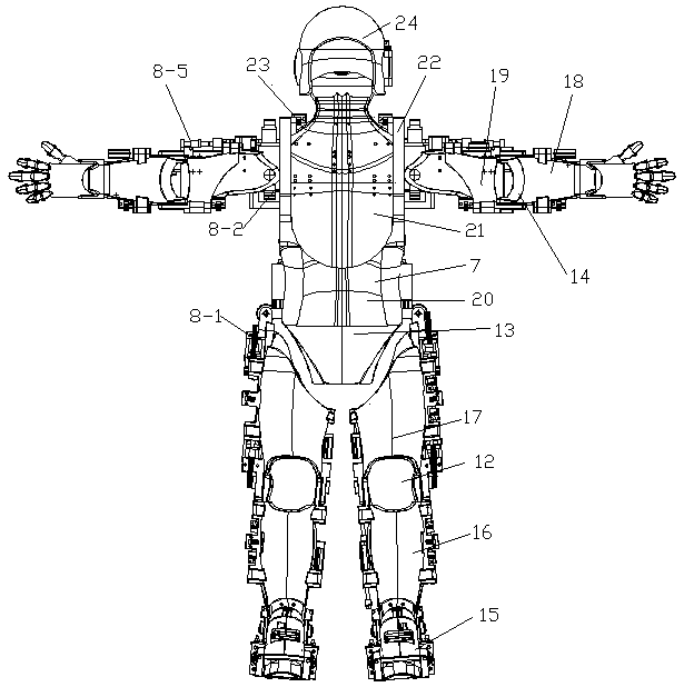 Armor apparatus of multimodal consciousness promoting system for passive rehabilitation training of patients in vegetative states