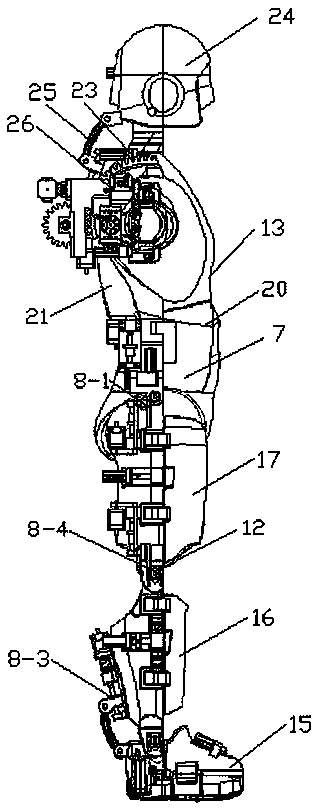 Armor apparatus of multimodal consciousness promoting system for passive rehabilitation training of patients in vegetative states