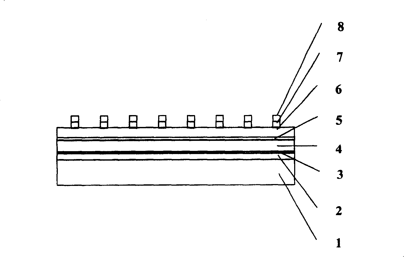 Ferroelectric film capacity used for ferroelectric memorizer and its manufacturing method