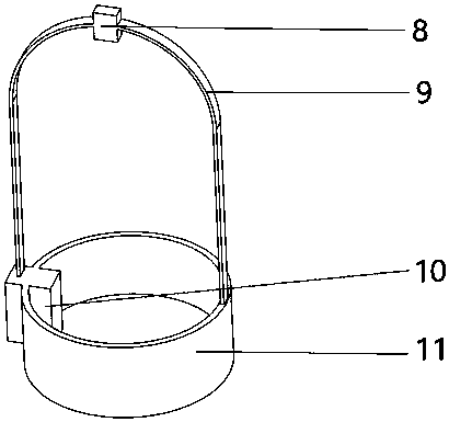 Full-automatic sealed hydraulic oil sampling device