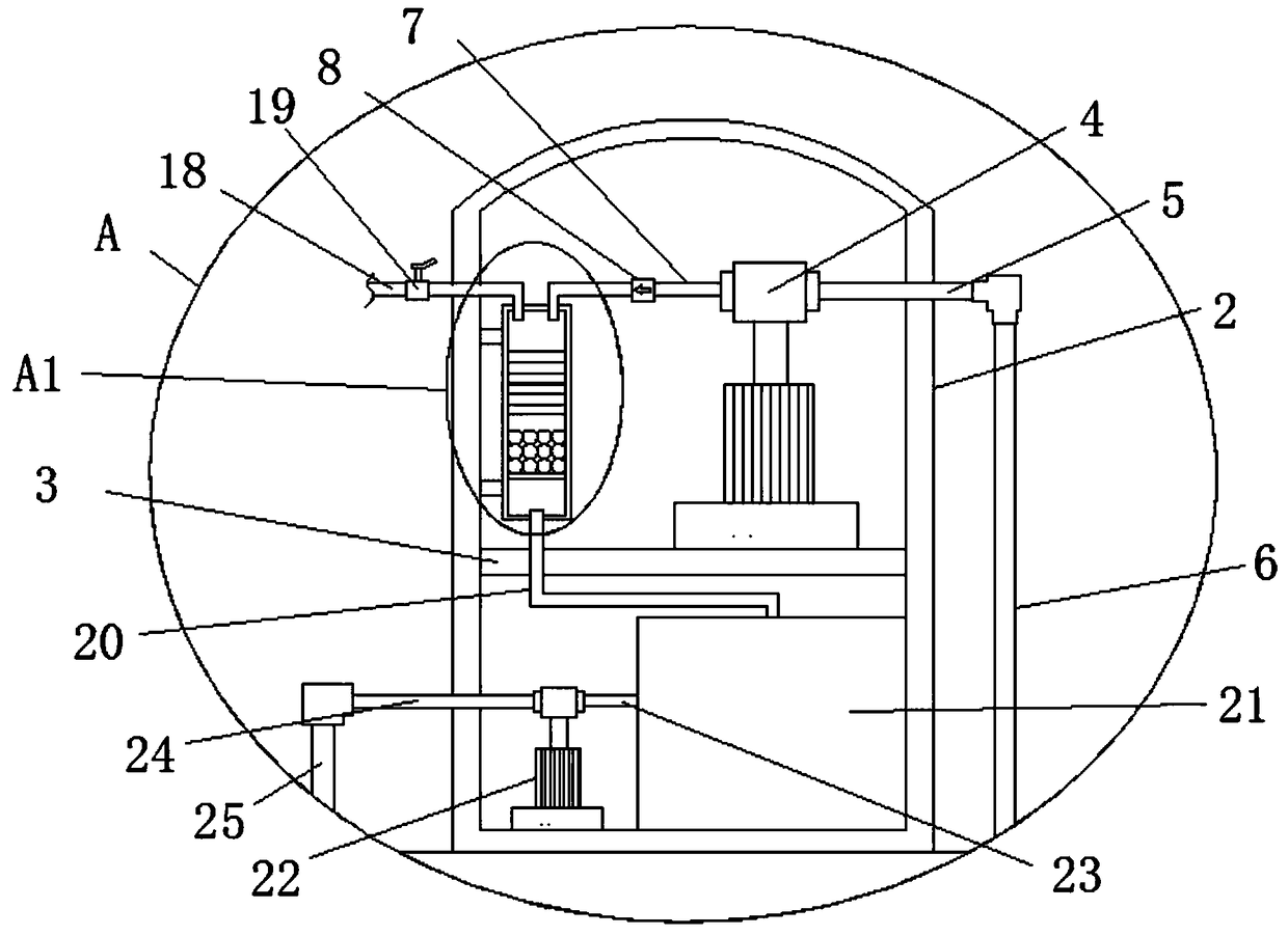 Large-scale flowing water hydrotherapy apparatus for medical treatment