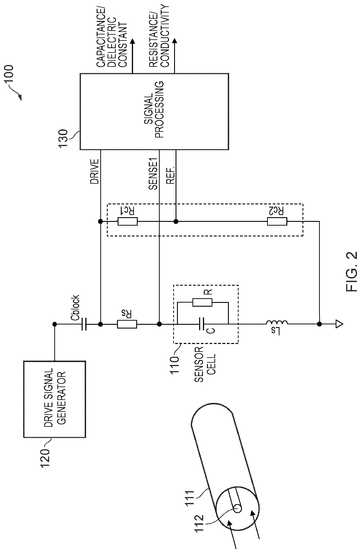 Apparatus for monitoring a fluid