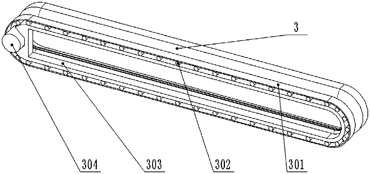 Long pepper calyx removal device adopting conveyor belt conveying and double-roller extruding