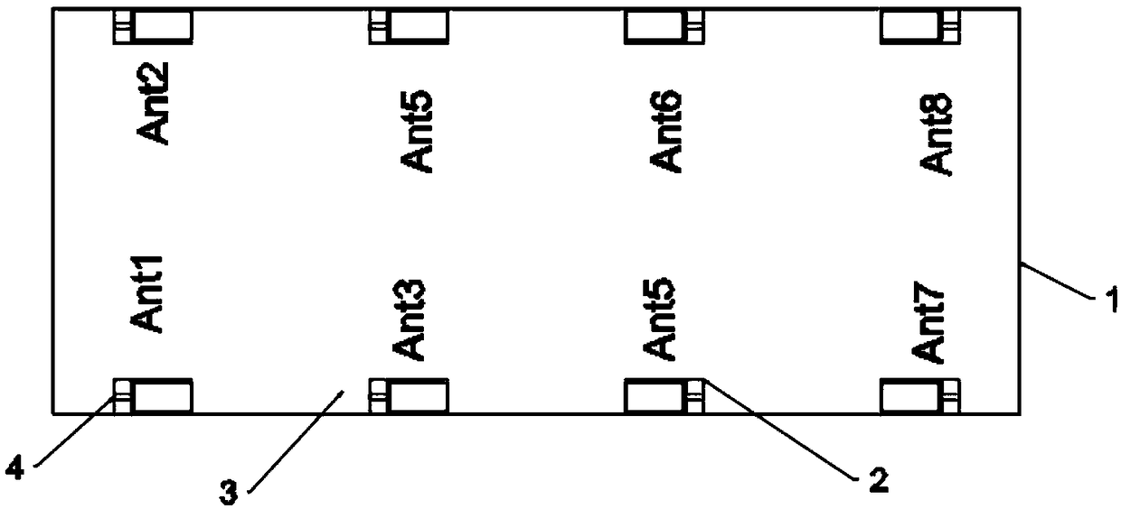 Eight-unit MIMO antenna applicable to 5G mobile terminal