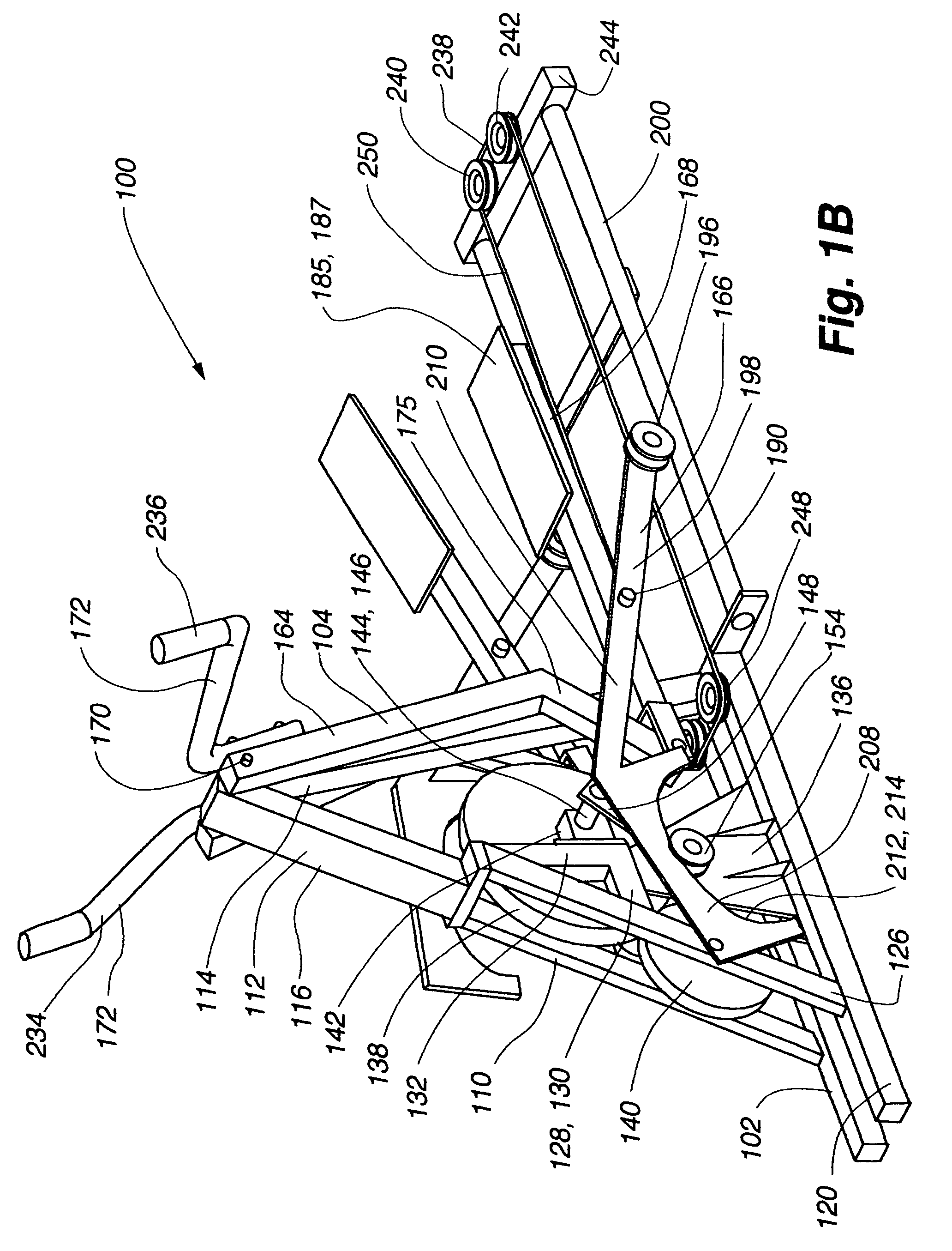 Variable stride exercise device