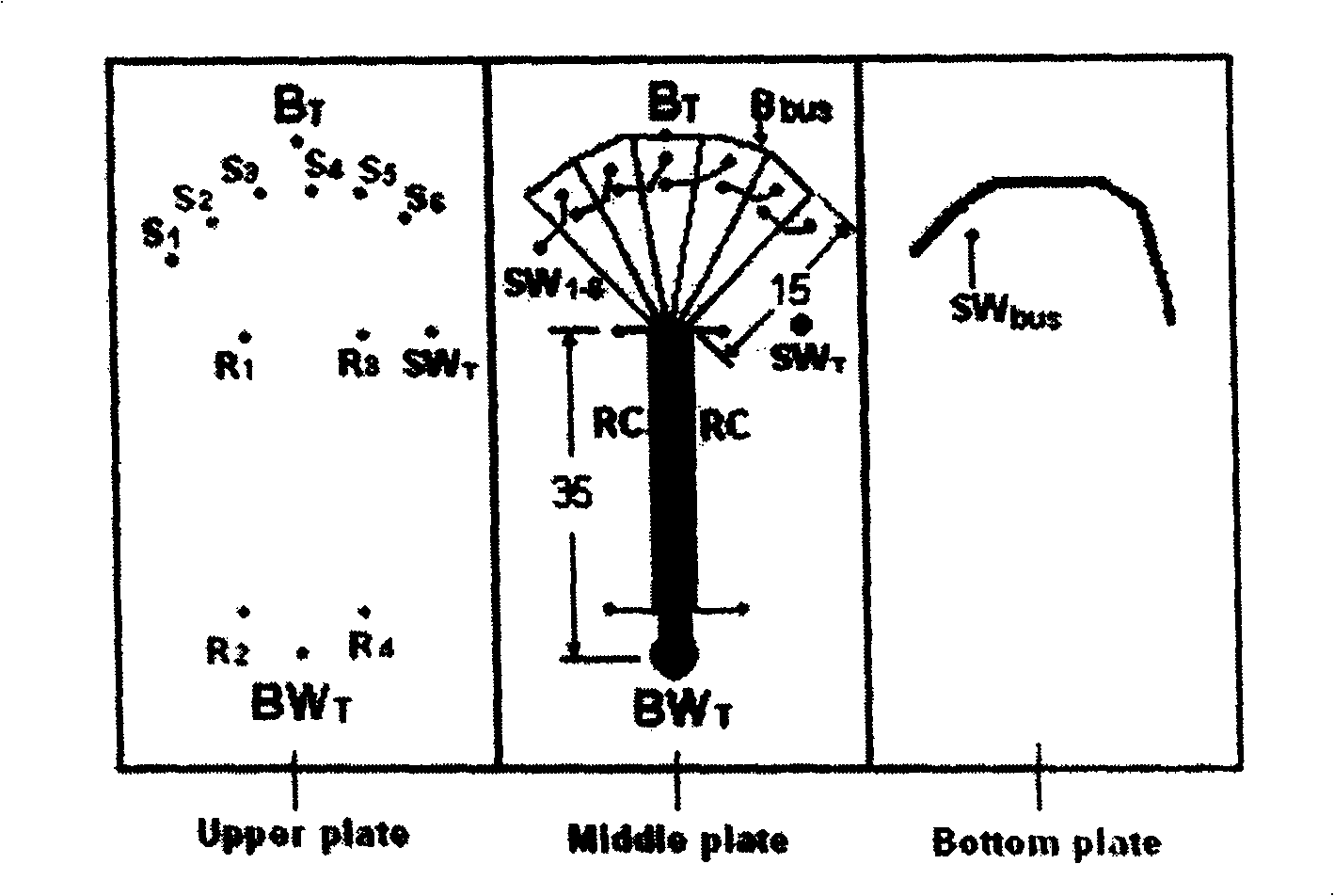 Ngatively pressurized sampling three-dimensional chip capillary array electrophoresis system