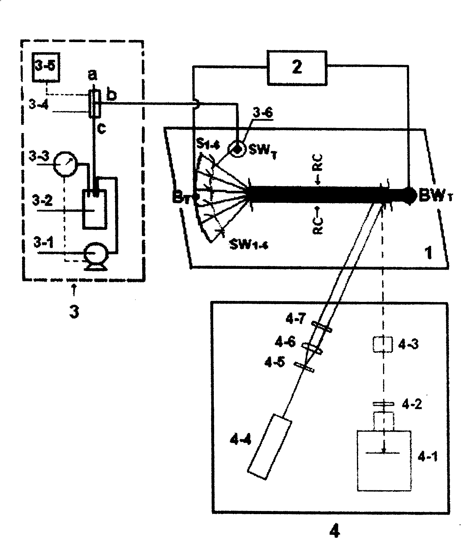 Ngatively pressurized sampling three-dimensional chip capillary array electrophoresis system