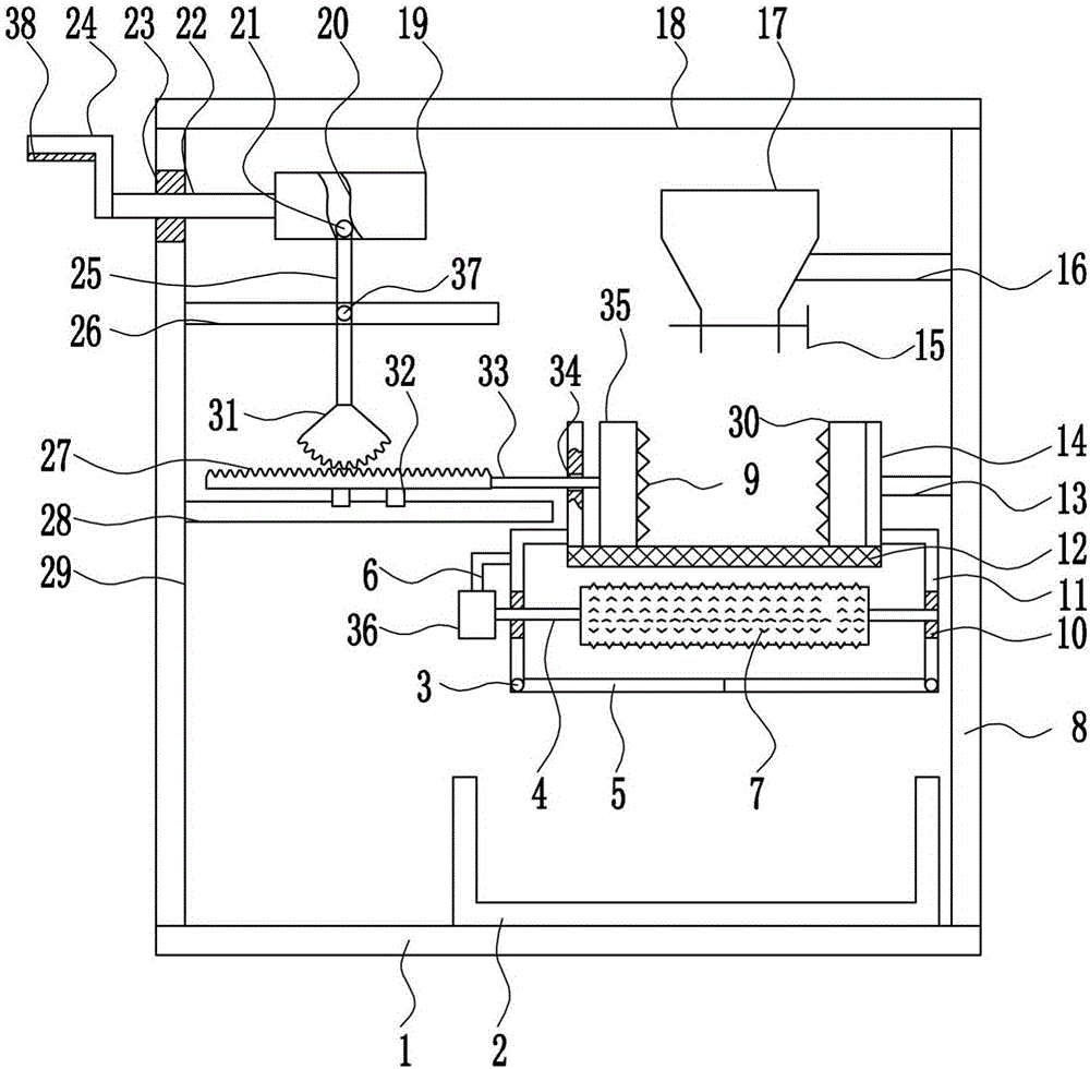 Multi-stage crushing equipment for solid veterinary drugs for livestock farm