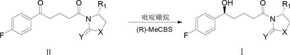 Method for synthesising ezetimibe intermediate