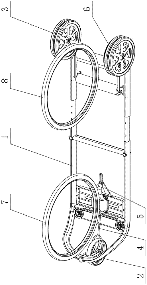 Swing bar bicycle training device