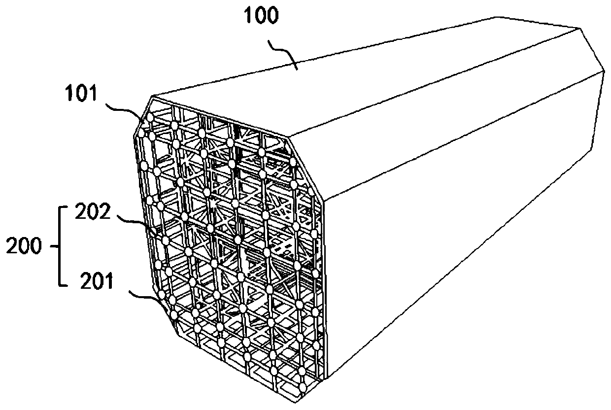 Hole formwork support system, mounting method thereof and dismounting method thereof