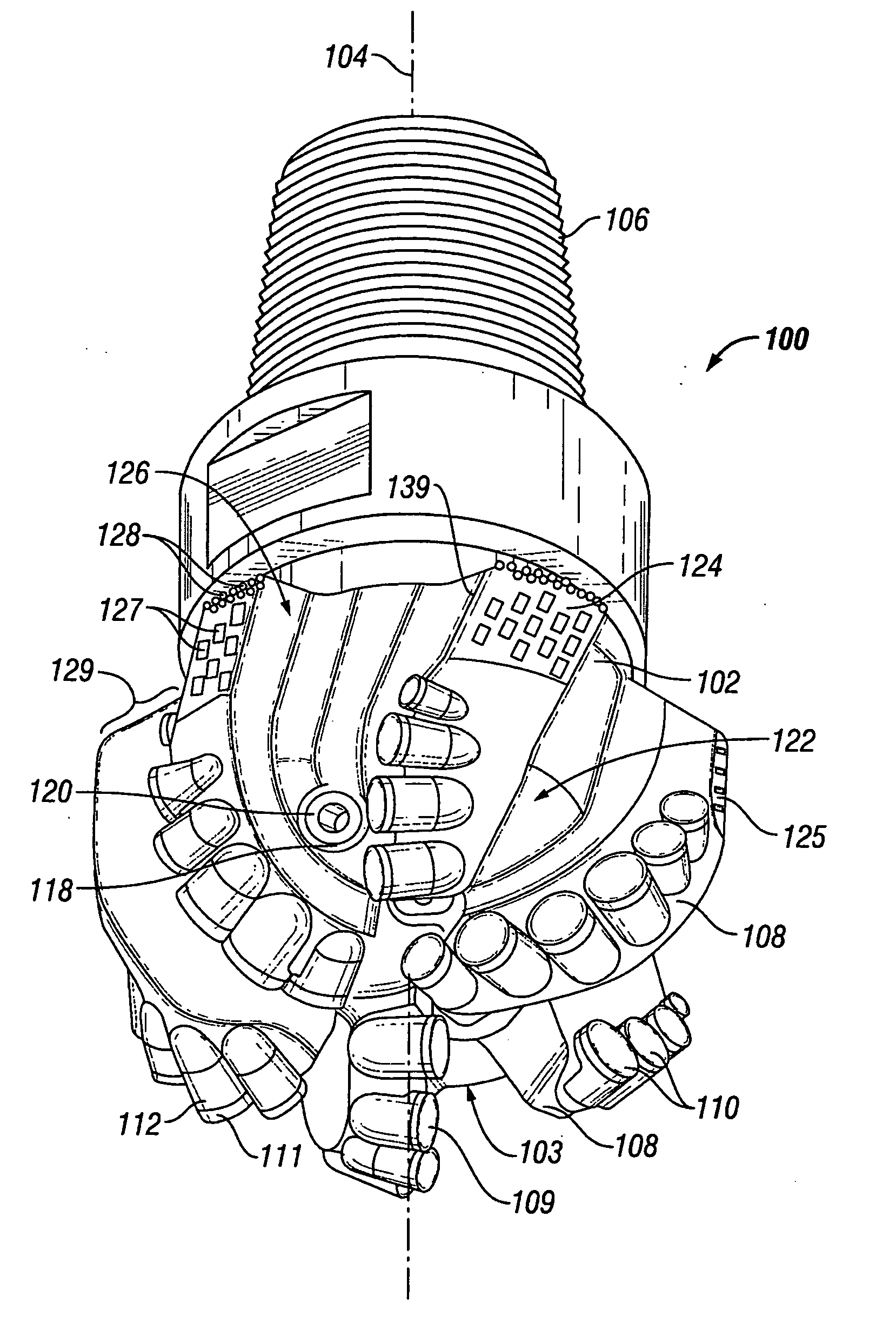 Fixed cutter drill bit for abrasive applications