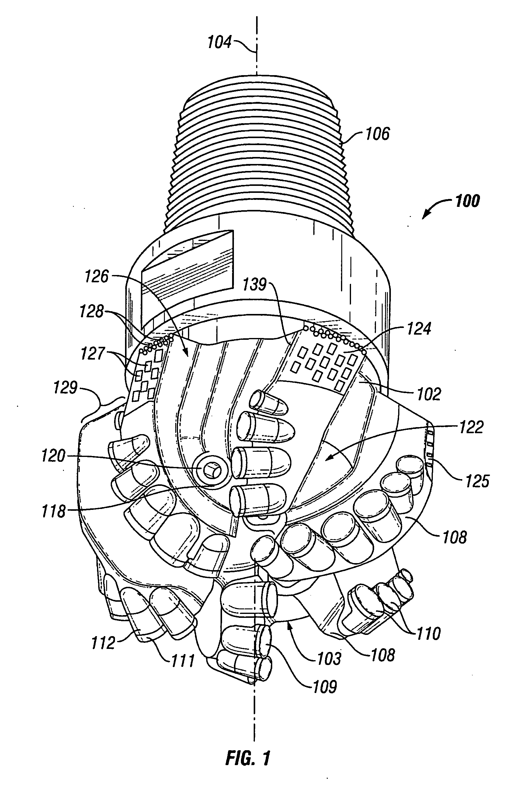 Fixed cutter drill bit for abrasive applications