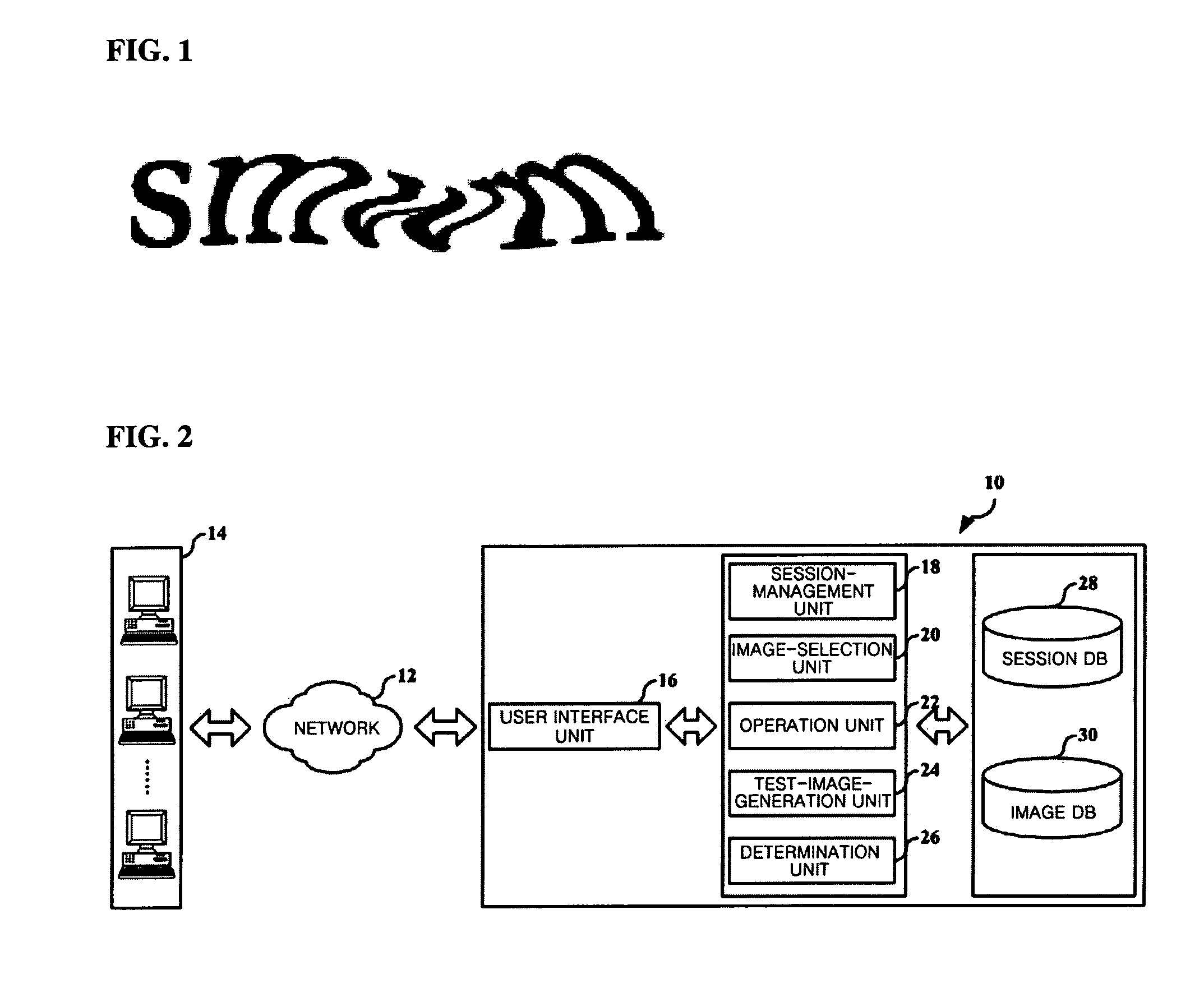 Method of providing completely automated public turing test to tell computer and human apart based on image