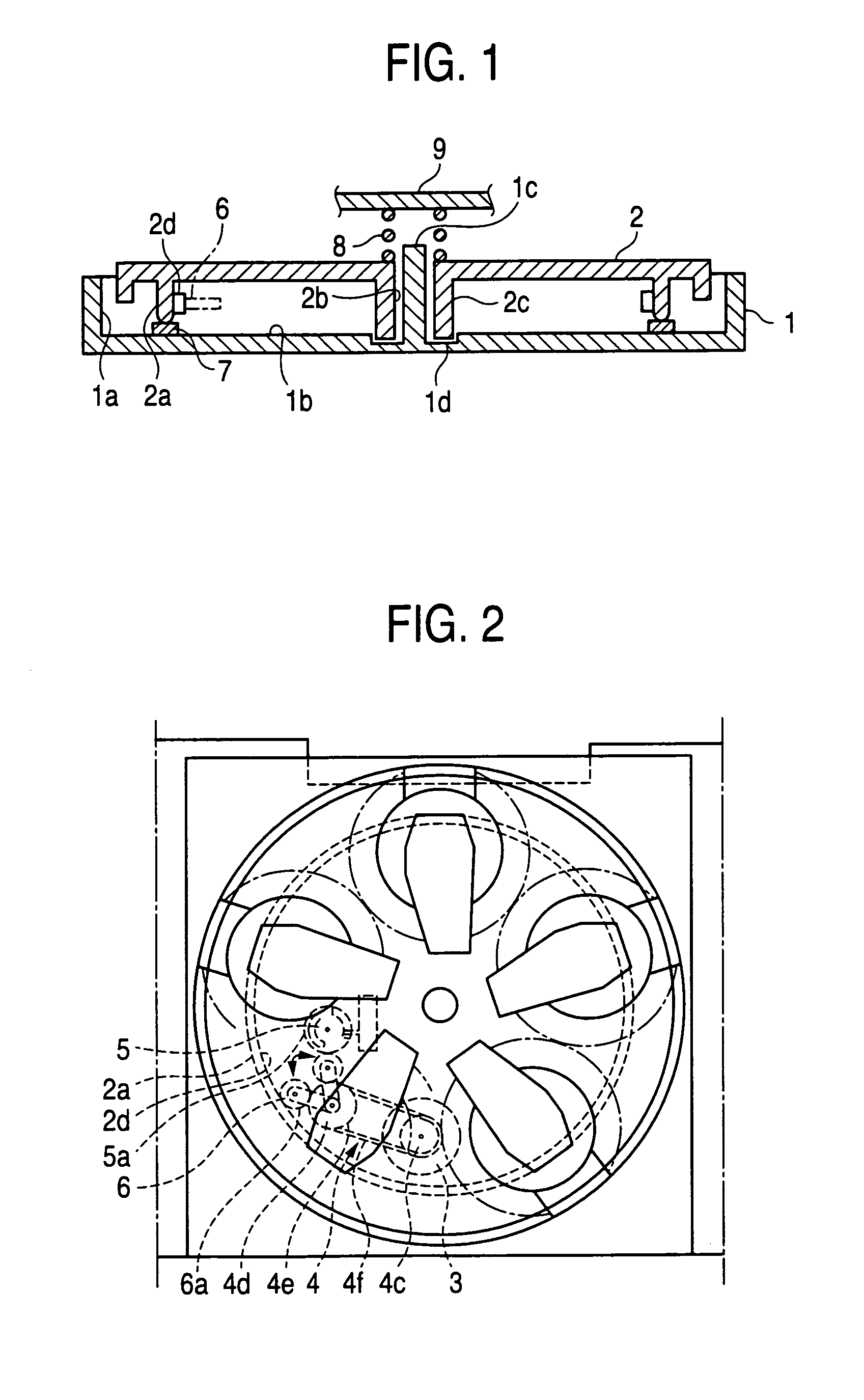 Disk table rotation supporting structure