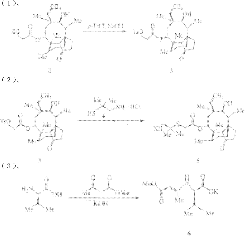 Preparation method of valnemulin hydrochloride