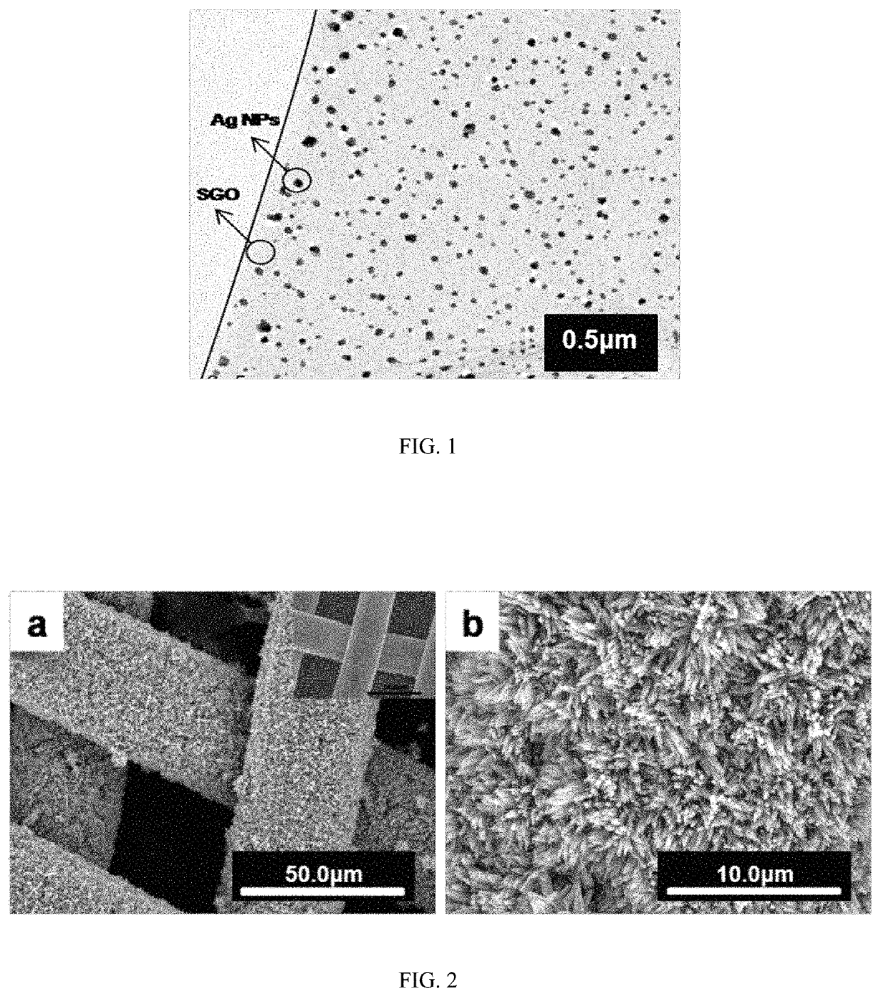 Titanium dioxide / sulfonated graphene oxide / Ag nanoparticle composite membrane and preparation and application thereof