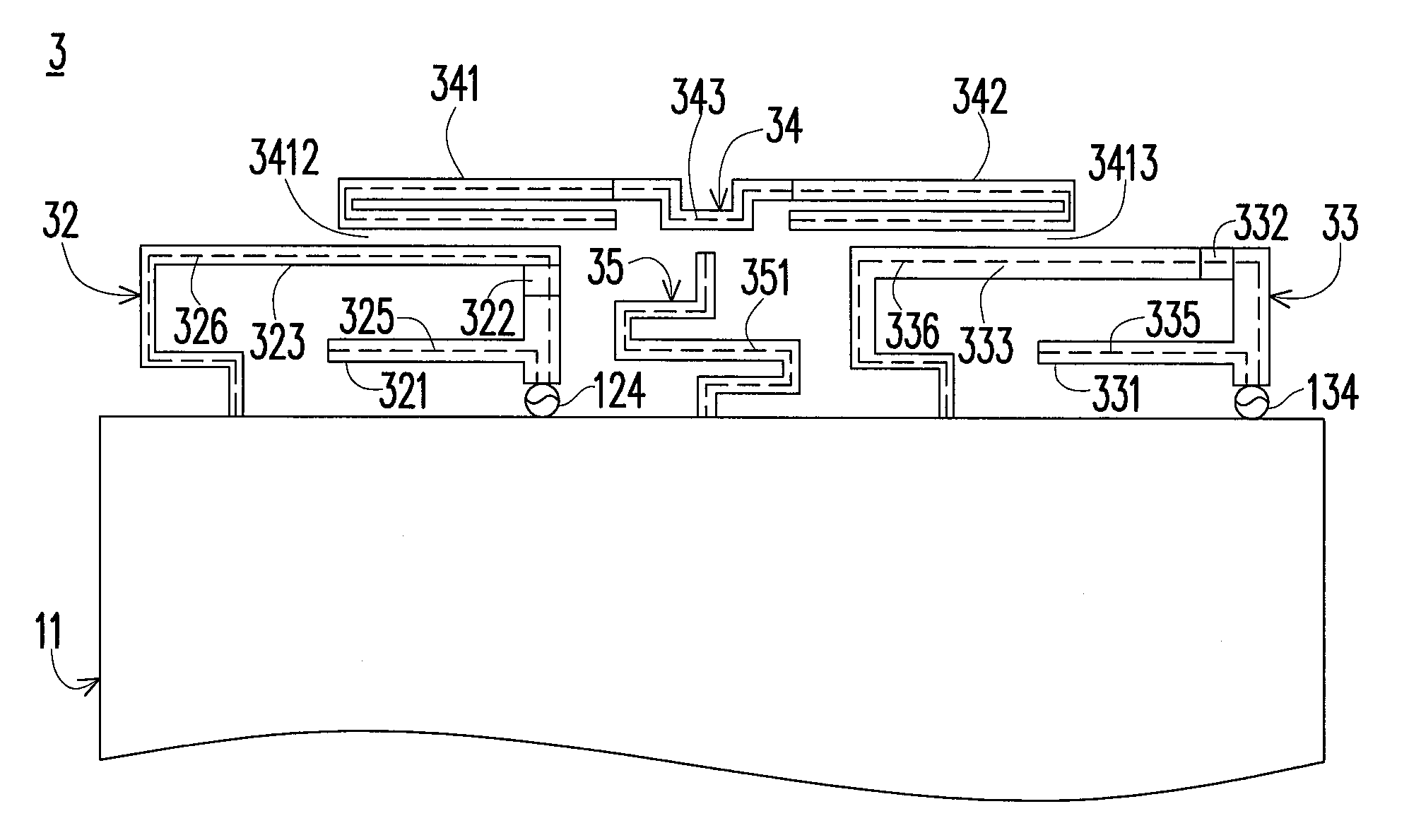 Multi-band multi-antenna system and communiction device thereof