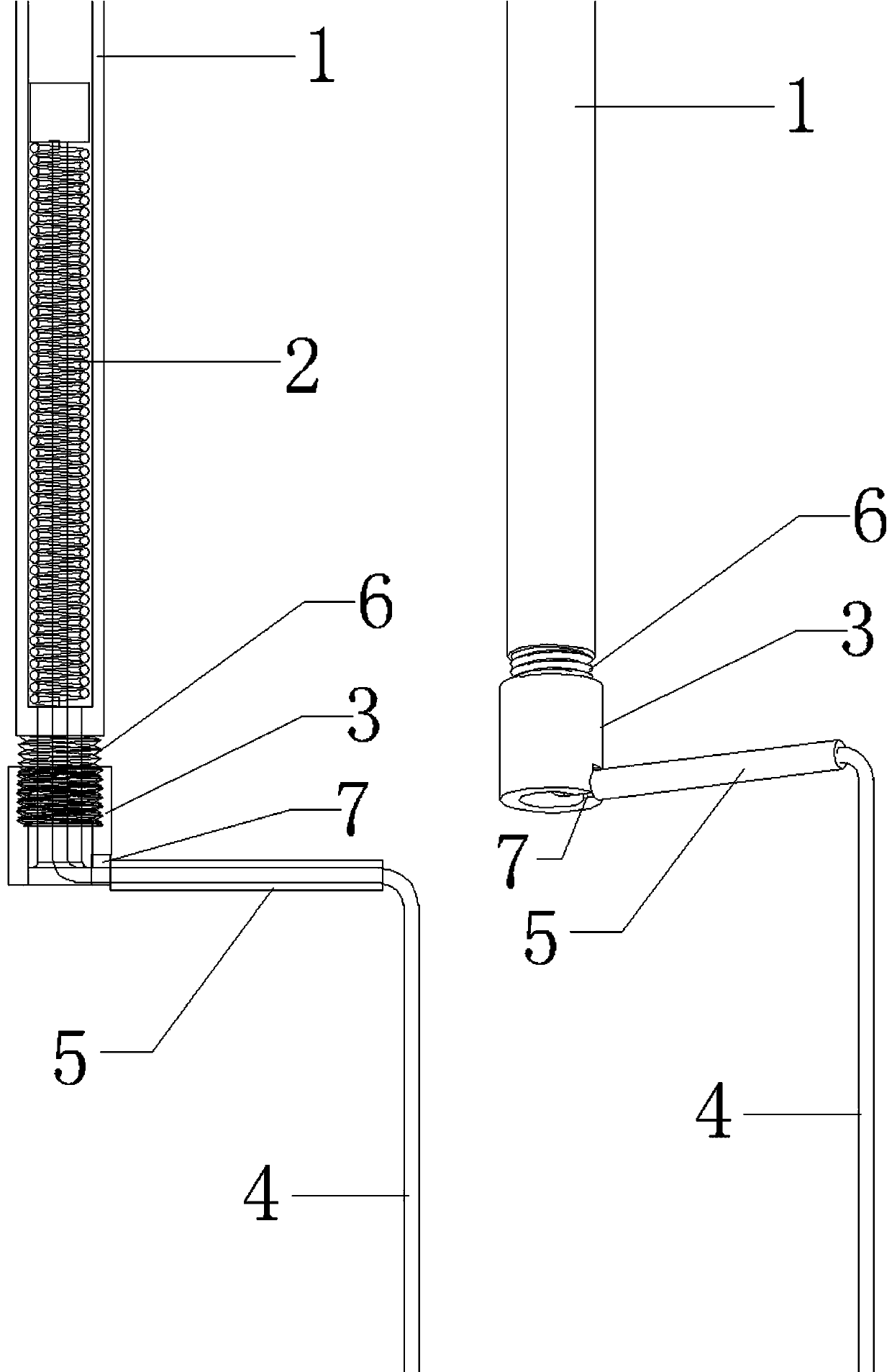 Automatic hook lifter with optionally adjustable sensitivity
