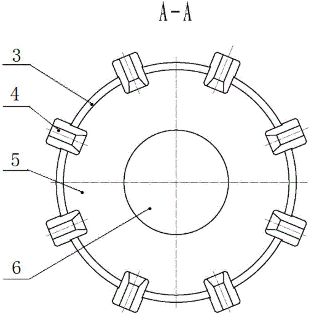 Backwash spray nozzle for granular filter material filter device