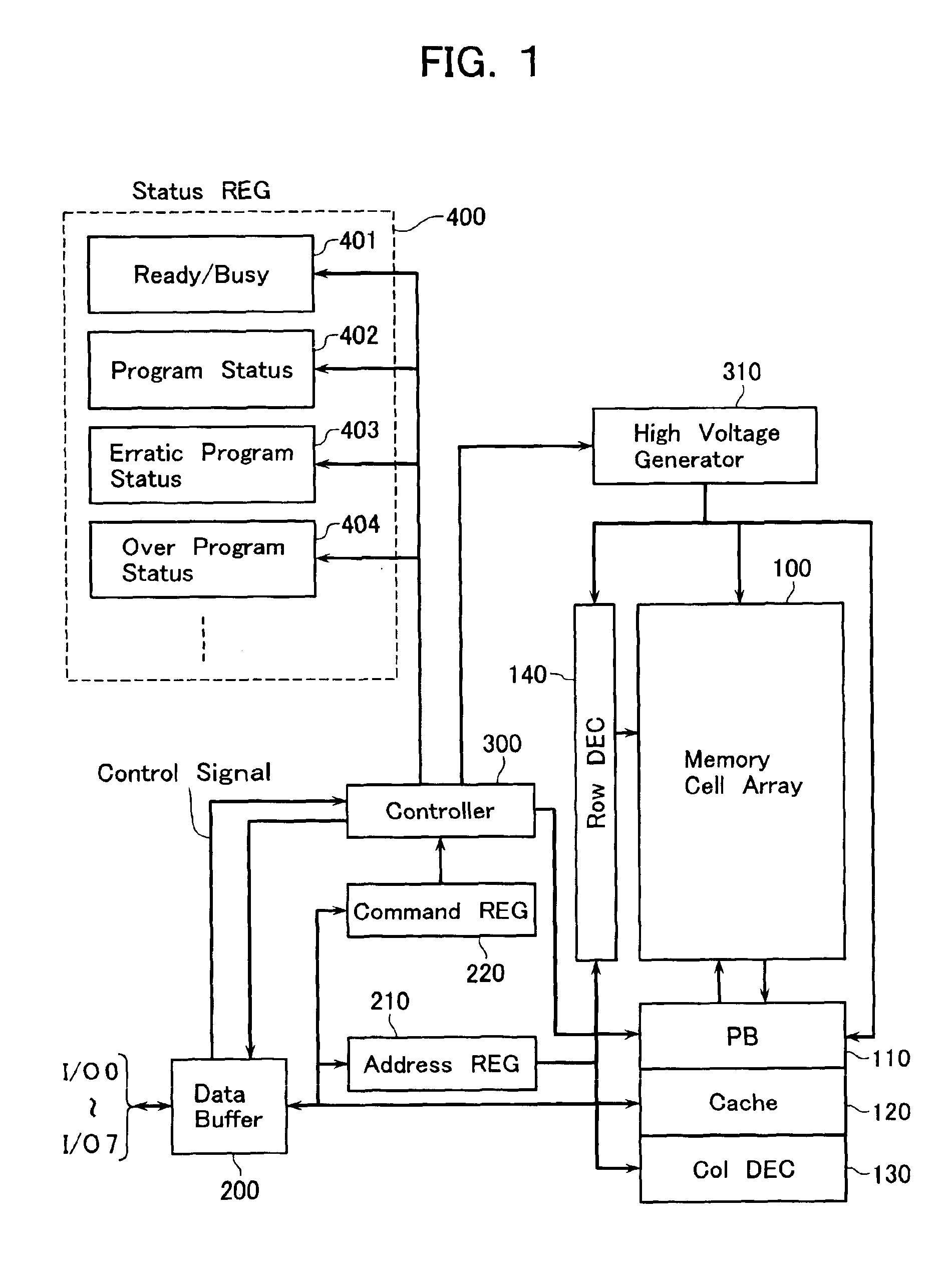 Non-volatile semiconductor memory device