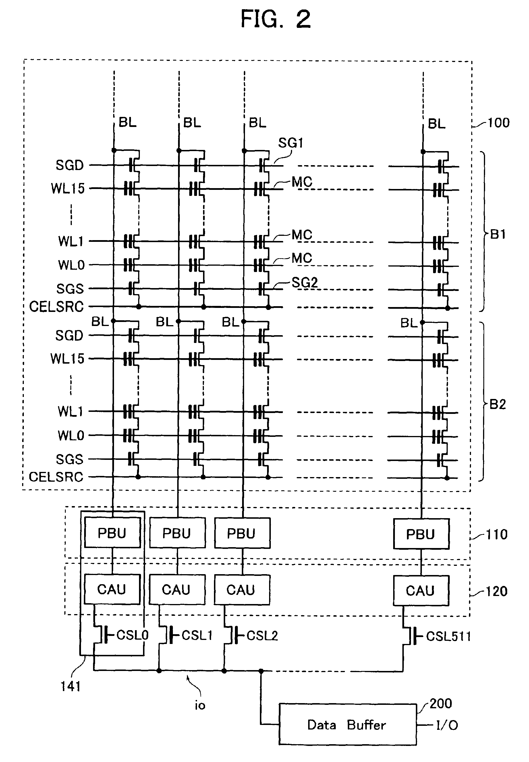 Non-volatile semiconductor memory device