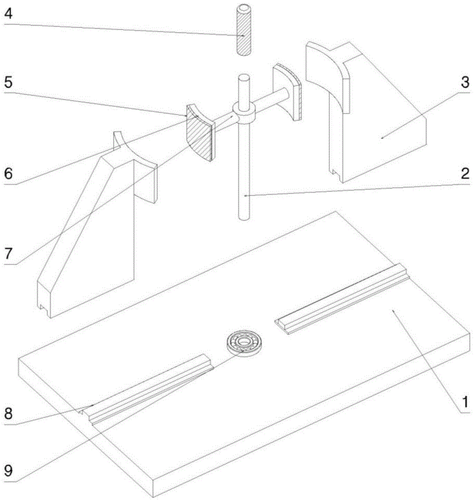 Ice adhesion shearing strength measuring device