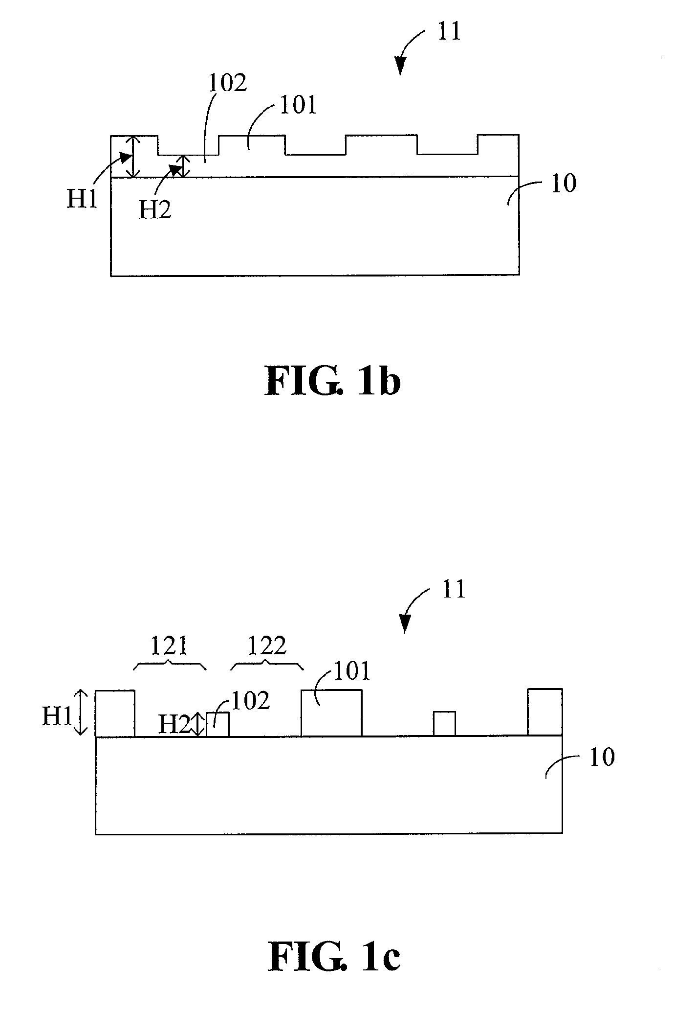 Bank Structure for a Display Panel and Method of Manufacturing the Same